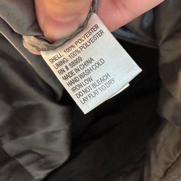 Gianni Bini Polyester Zip Up Bomber Jacket size Large - Picture 6 of 6